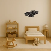 Vintage Araba MDF Duvar Dekoru thumbnail 3