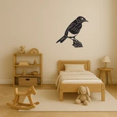 Kuş ve Çiçek Dekoratif Tablo - Renkli Bahar thumbnail 3