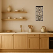 Şık Çiçek Desenli Dekoratif Panel thumbnail 2