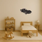 Klasik Araba Temalı MDF Dekoratif Tablo thumbnail 3