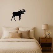 Ahşap Geyik Silueti Duvar Dekoru thumbnail 1