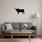 Güçlü Boğa Temalı Dekoratif İç Mekan Tablosu thumbnail 4