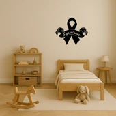 Hayatta Kalma Kurdele Dekoratif Tablo thumbnail 2