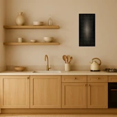 Abstrakt Çiçek Desenli MDF Dekoratif Tablo thumbnail 2