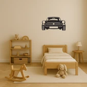 Klasik Araba Sanatı MDF Duvar Dekoru thumbnail 3