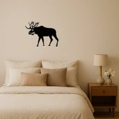 Modern Geyik Silüeti Dekoratif Tablo thumbnail 1