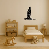 Uçan Baykuş Temalı MDF Sanat Tablosu thumbnail 3