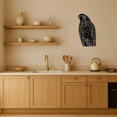 Tropik Papağan Desenli MDF Dekoratif Tablo thumbnail 2