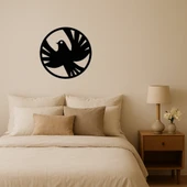 Barış Güvercini Yuvarlak Dekoratif Duvar Tablosu thumbnail 1