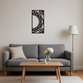 Ahşap Abstrakt Çiçek Desenli Dekoratif Duvar Tablosu thumbnail 4