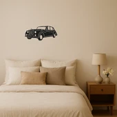 Vintage Araba Motifli MDF Dekoratif Tablo thumbnail 1