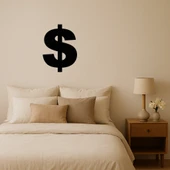 Dolar Sembolü MDF Dekoratif Tablo thumbnail 1