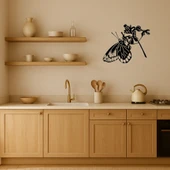 Şık Kelebek Desenli Dekoratif Tablo thumbnail 2