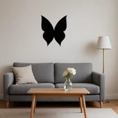 Zarif Kelebek ve Çiçek Motifli MDF Tablo thumbnail 4