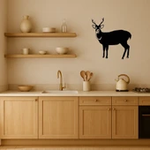 Geyik ve Doğa Siluetli Tablo thumbnail 2