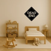 Dead End Sembolü Dekoratif Duvar Tabelası thumbnail 3