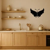 Çiçek ve Kelebek Temalı MDF Sanat Tablosu thumbnail 2