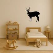 Geyik ve Doğa Siluetli Tablo thumbnail 3