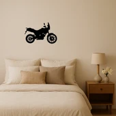 Retro Motosiklet Tasarımlı MDF Duvar Tablosu thumbnail 1