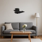 İnşaat ve Tarım Makinesi Temalı Dekoratif Tablo thumbnail 3