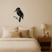 Renkli Yalıçapkını MDF Dekoratif Tablo thumbnail 1