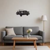 Vintage Klasik Araba Temalı Dekoratif MDF Tablo thumbnail 2