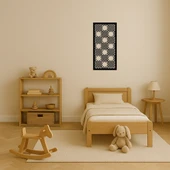 Abstrakt ve Çiçek Desenli İç Mekan Tablosu thumbnail 3