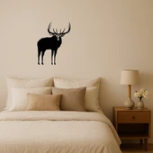 Geyik ve Orman Temalı Dekoratif Tablo thumbnail 1