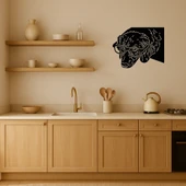 Gözlüklü Köpek MDF Dekoratif Duvar Tablosu thumbnail 2