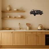 Vintage Klasik Araba Temalı Dekoratif MDF Tablo thumbnail 3