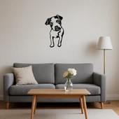 Küçük Boyutlu Sevimli Köpek Yüzü MDF Tablo thumbnail 4