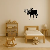 Modern Geyik Silueti Tablo thumbnail 3