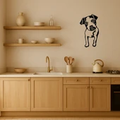 Küçük Boyutlu Sevimli Köpek Yüzü MDF Tablo thumbnail 3