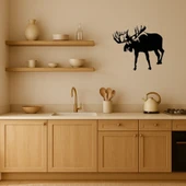 Modern Geyik Silueti Tablo thumbnail 2