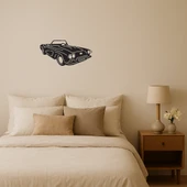 Retro Tarzı Klasik Araba MDF Duvar Tablosu thumbnail 1