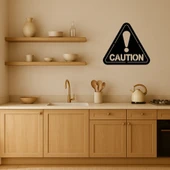 Caution Üçgen Uyarı Tabelası thumbnail 2