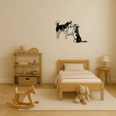 Oyun Oynayan Köpekler MDF Dekoratif Tablolar Seti thumbnail 3