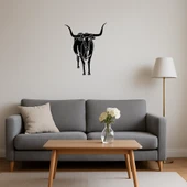 Uzun Boynuzlu Boğa Tablo thumbnail 4