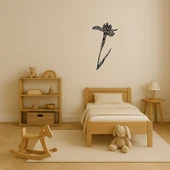 Abstrakt Çiçek Desenli Dekoratif Tablo thumbnail 3