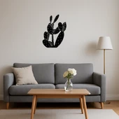 Minimalist Kaktüs Desenli MDF Tablo thumbnail 4