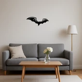 Gotik Tarzda Uçan Yarasa MDF Dekoratif Tablo thumbnail 3