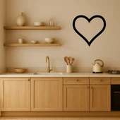 Kalp Desenli MDF Dekoratif Tablo thumbnail 2