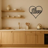 Kalp ve Aşk Temalı Dekoratif Tablo thumbnail 2