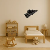 Şık Deniz Kabukları Desenli MDF Duvar Dekoru thumbnail 3