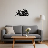 Tropikal Yaprak Desenli Dekoratif Tablo thumbnail 4