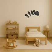 Zarif Yaprak Silüetli MDF Dekoratif Tablo thumbnail 4