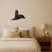 Şık Köpek Silüetli Duvar Dekoru thumbnail 1