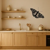 Zarif Kelebek Desenli Dekoratif Duvar Tablosu thumbnail 2