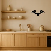 Uçan Yarasa Motifli Dekoratif MDF Tablo thumbnail 2