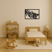 Monstera Yaprak Desenli Dekoratif Tablo thumbnail 3